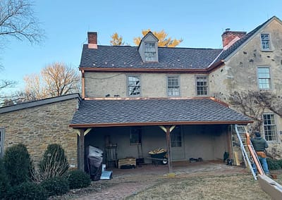 Copper Gutter Work